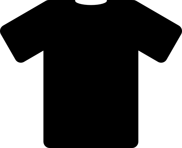 600x486 Black T Shirt Clip Art Free Vector 4vector
