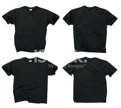 491x439 Vector Of Women Black T Shirt Template Front And Back Tee Hoodies