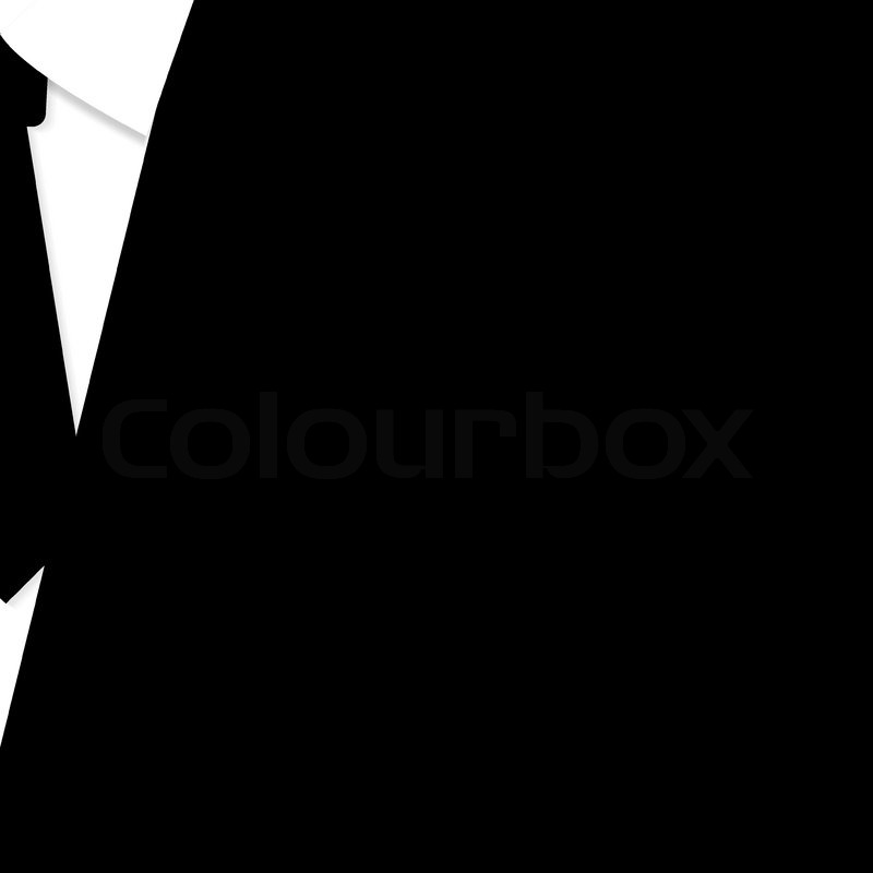 800x800 Business Suit With A Tie. Vector Bacground Stock Vector Colourbox