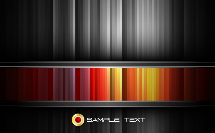 715x442 Black Vector Template