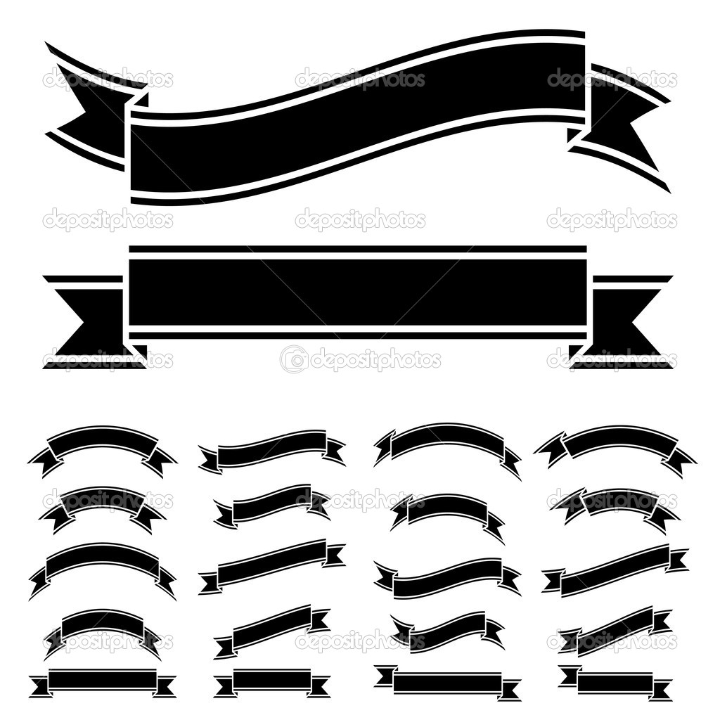 1024x1024 Images Of Banner Vector Black And White