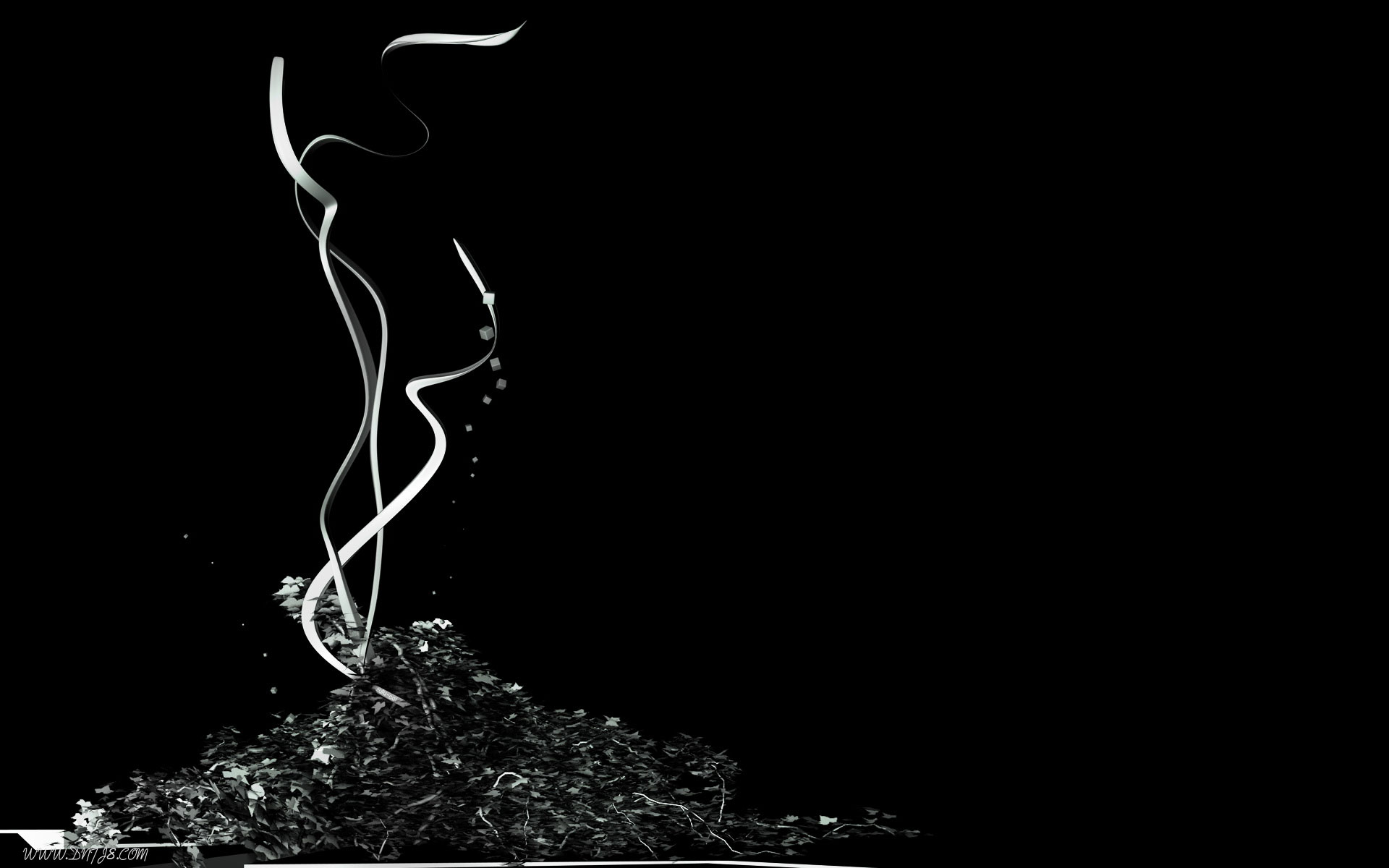 1920x1200 Vector, Abstract, Black ( 55835)