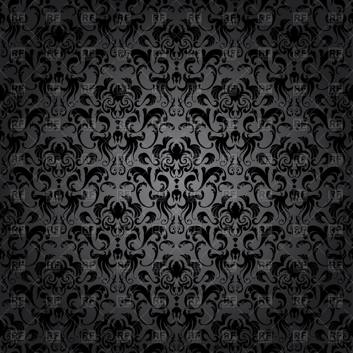 1200x1200 Damask Seamless Pattern