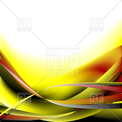 400x400 Colorful Yellow And Black Waves On A White Background Vector Image