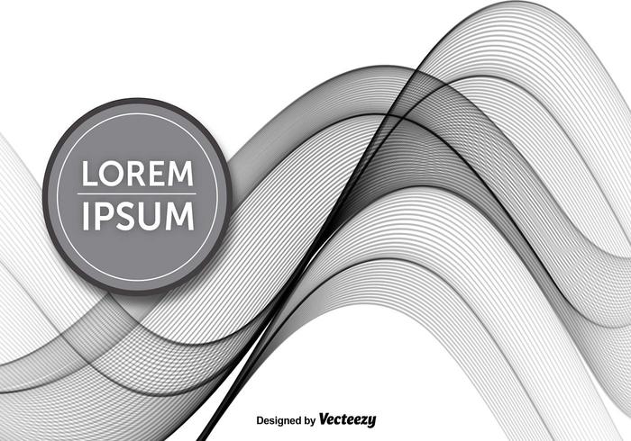 700x490 Black Abstract Wave Vector