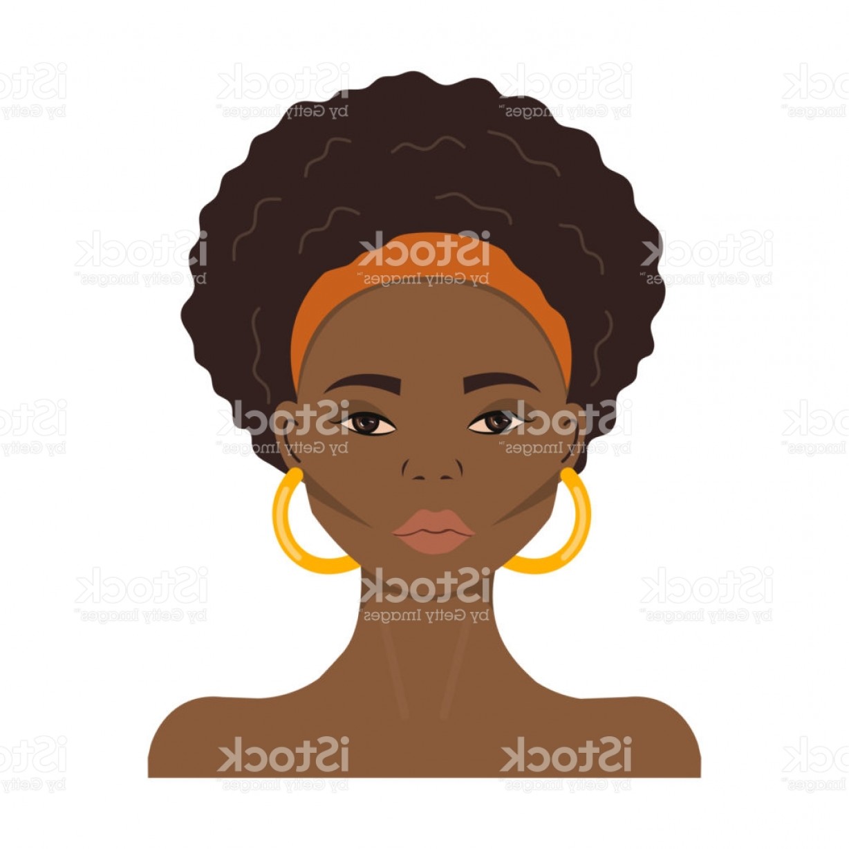 1228x1228 Black Woman Face African American Girl Avatar Gm Sohadacouri