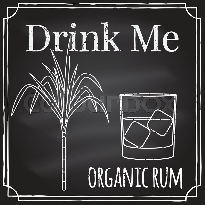800x800 Drink Me. Elements On The Theme Of The Restaurant Business. Chalk