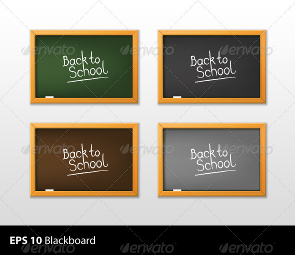 590x510 School Blackboard Vector By Zinchenko Graphicriver