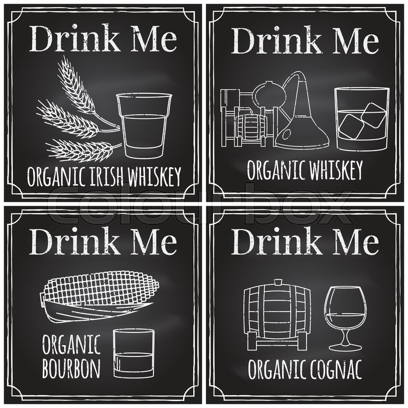 800x800 Set Elements On The Theme Of The Restaurant Business. Chalk