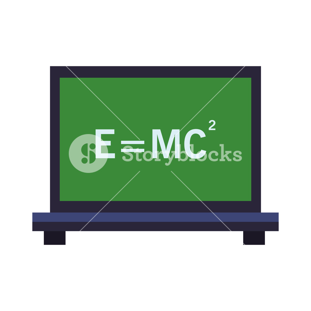 1000x1000 Physic Formula On Blackboard Vector Illustration Graphic Design
