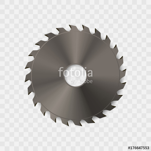 500x500 Circular Saw Blade Vector Icon. Stock Image And Royalty Free