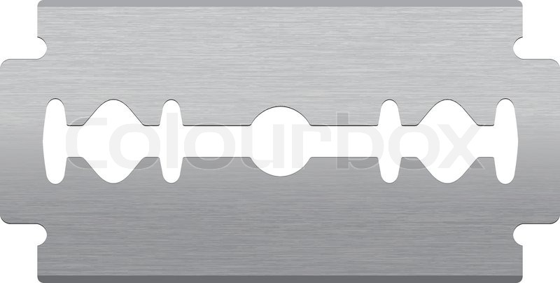 800x404 Razor Blade. Vector Illustration Stock Vector Colourbox