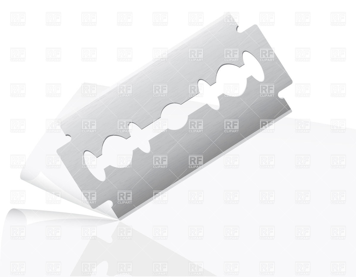 1200x933 Blade Cuts Paper Vector Image Vector Artwork Of Objects