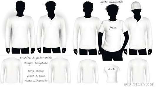 531x296 Blank Tshirt And Polo Shirt Shirt Vector Free Vector In