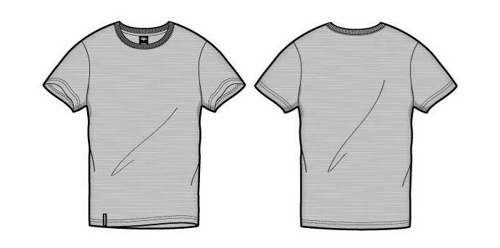 700x348 41 Blank T Shirt Vector Templates Free To Download The Box