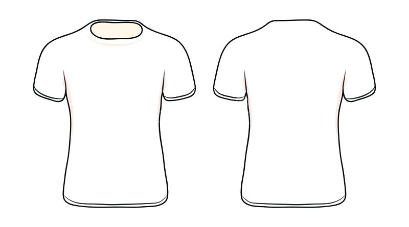 Blank Shirt Vector at GetDrawings | Free download