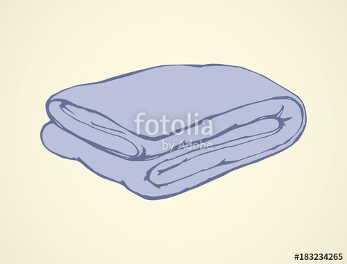 500x380 Blanket. Vector Drawing Stock Image And Royalty Free Vector Files