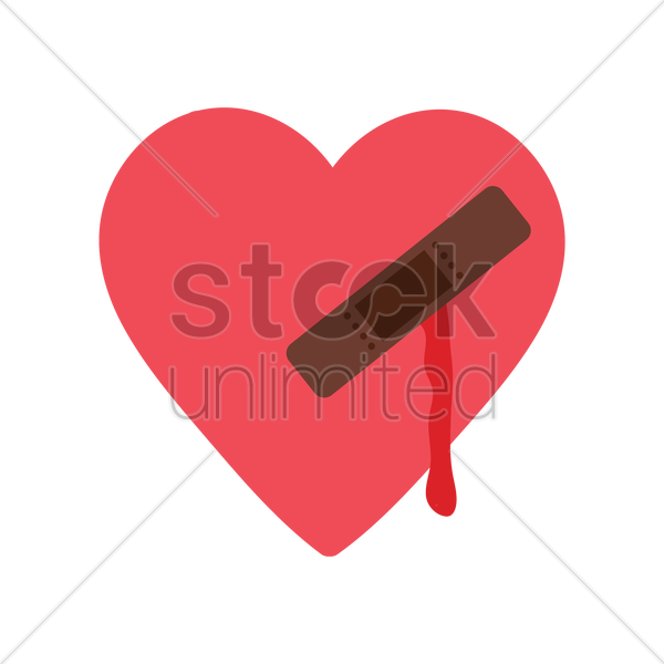 600x600 Bleeding Heart Vector Image