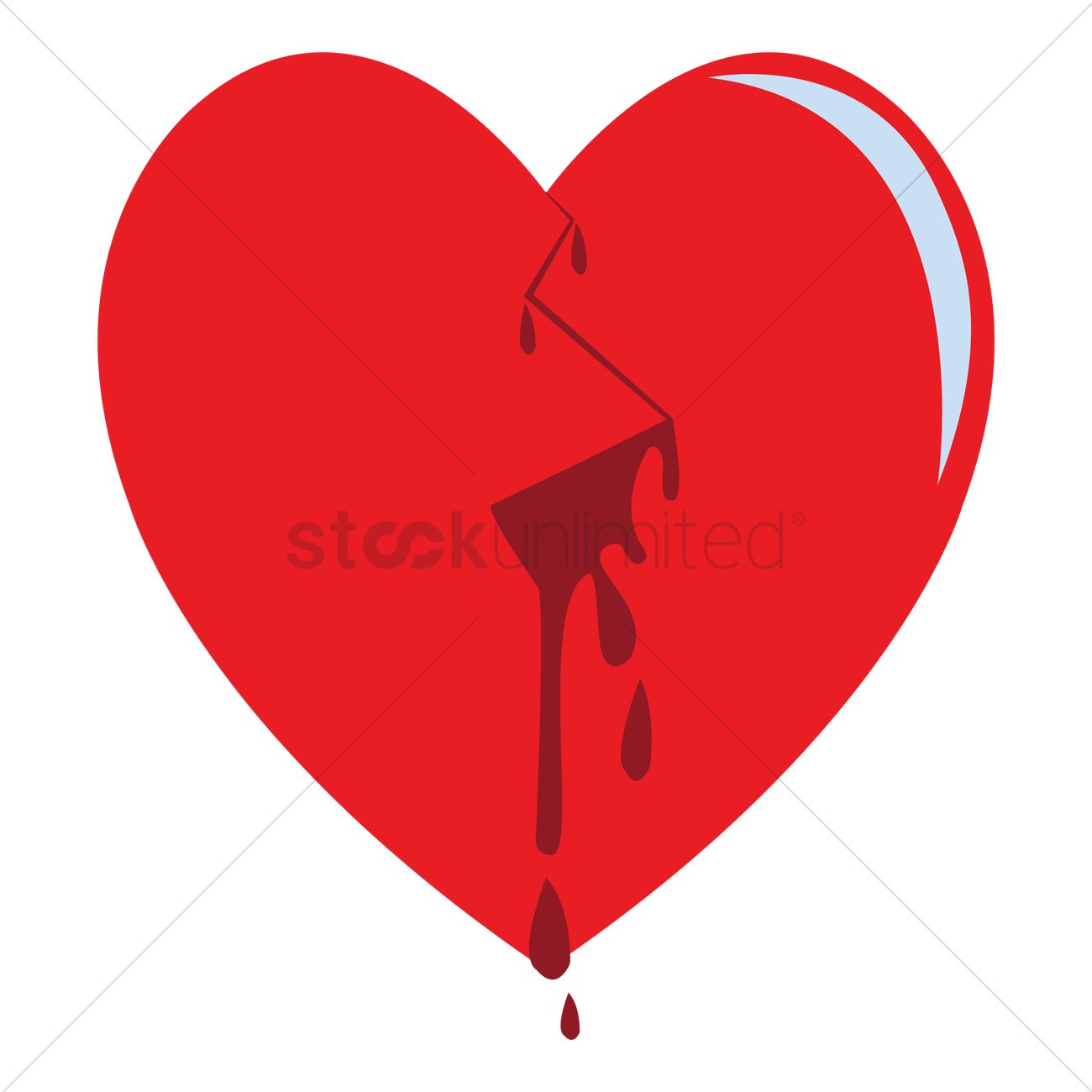 1300x1300 Bleeding Heart Vector Image