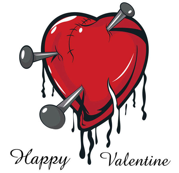 600x580 Heart With Blood Vector Free Vectors Ui Download