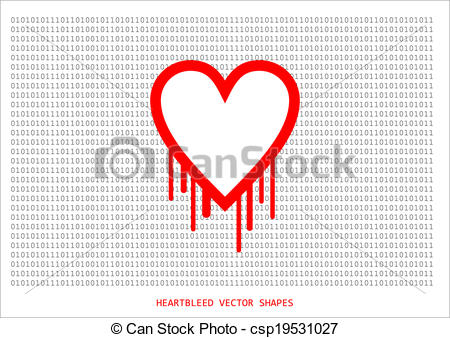 450x338 Heartbleed Openssl Bug Vector Shape, Bleeding Heart With Wall Of.