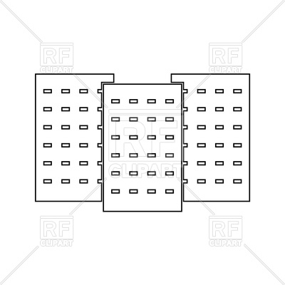 400x400 Buildings Outline, House