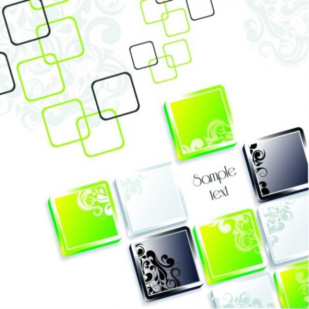 626x626 Cool Three Dimensional Block Vector Material