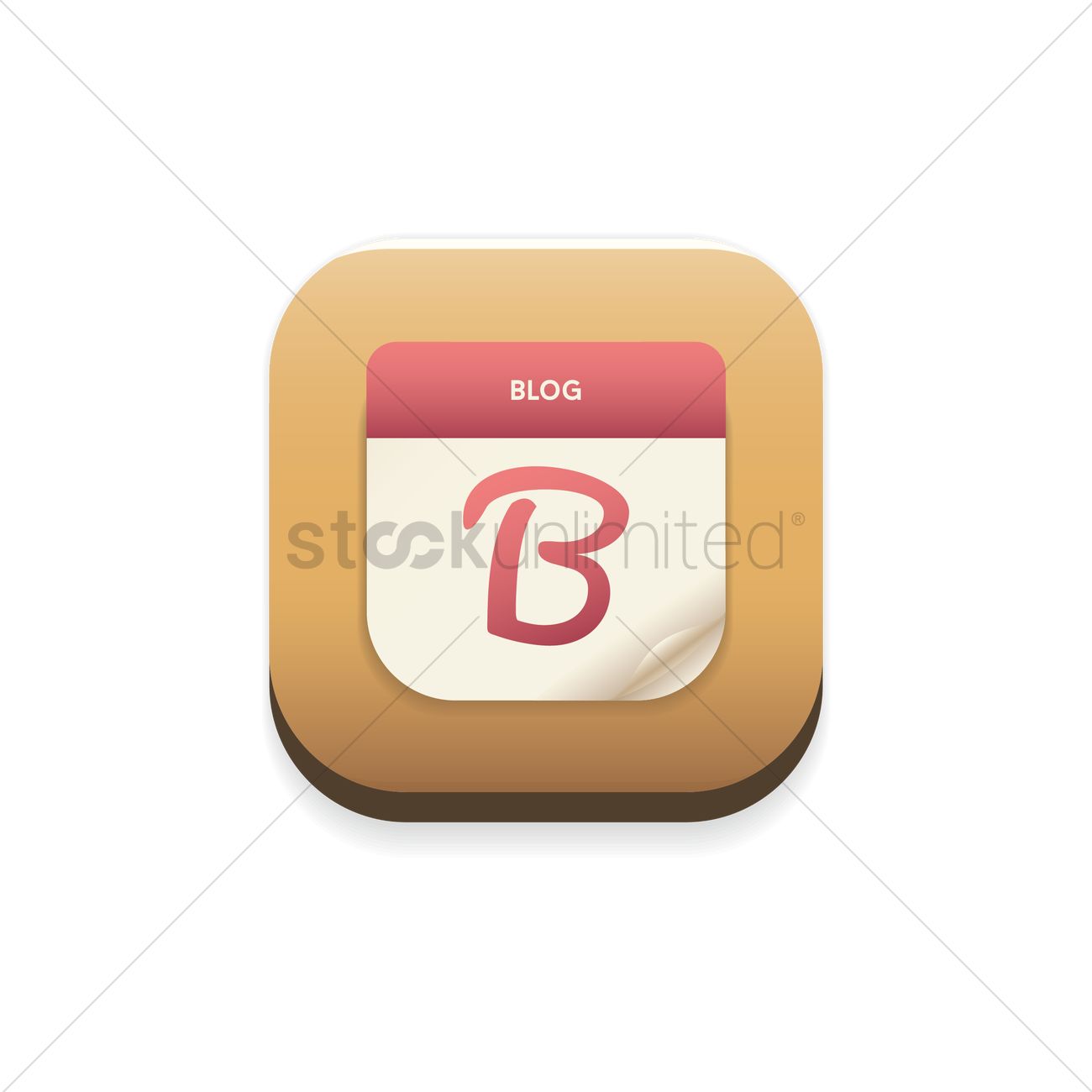 1300x1300 Free Blog Icon Vector Image