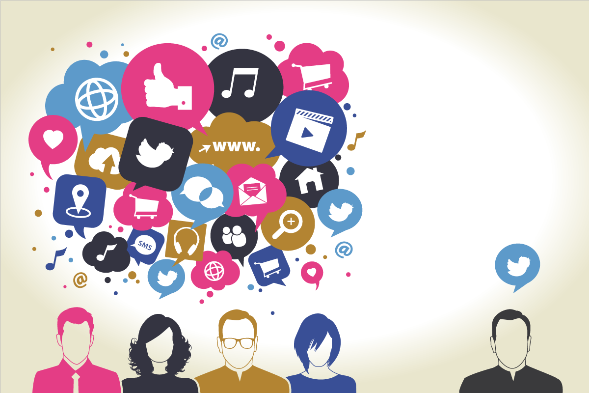 1200x800 2018 02 23 Blog Social Media Icons Speech Bubbles Group (Vector