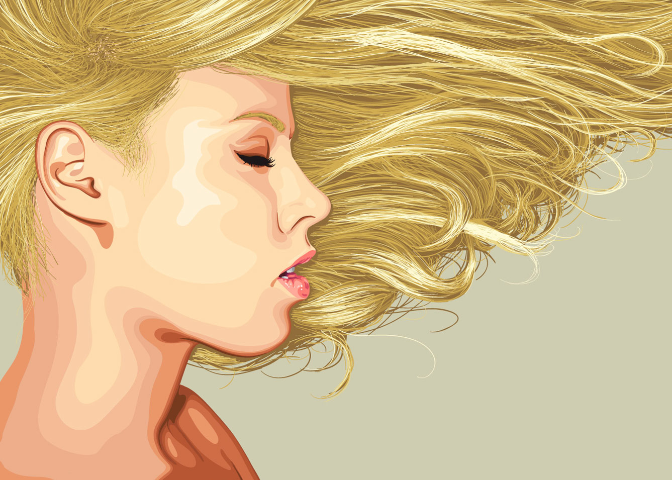 1337x955 Girl With Blonde Hair By Gnyp