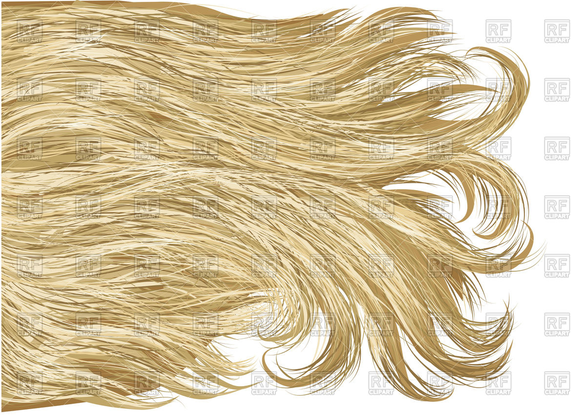 1200x849 Long Wavy Blonde Hair Vector Image Vector Artwork Of Objects