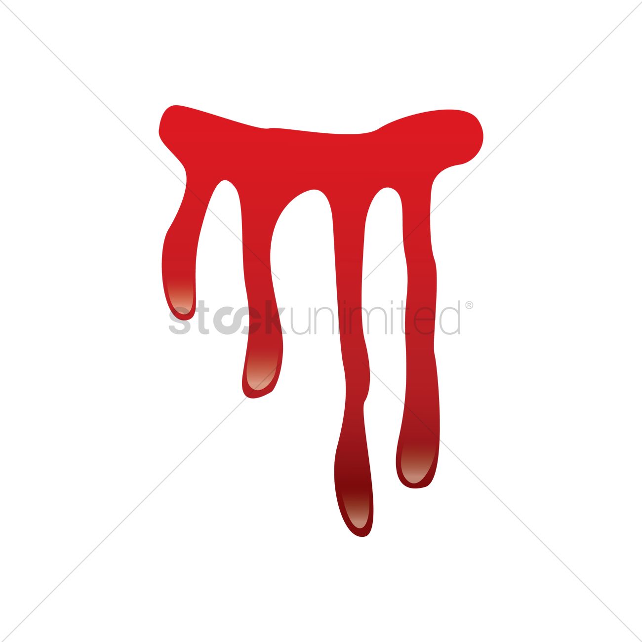 1300x1300 Blood Dripping Vector Image