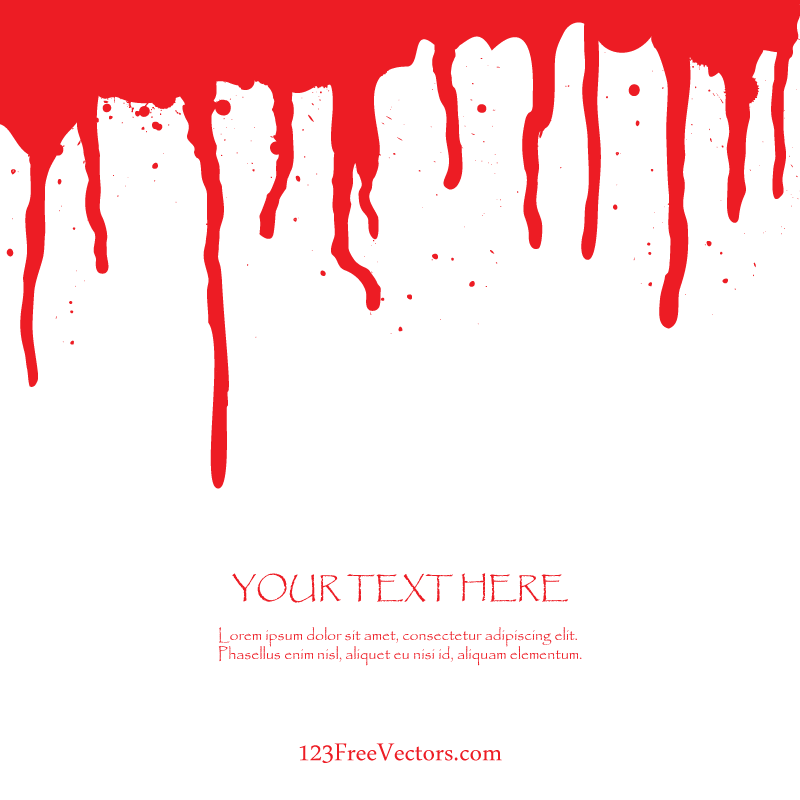 800x800 Free Blood Dripping Vector Art 123freevectors