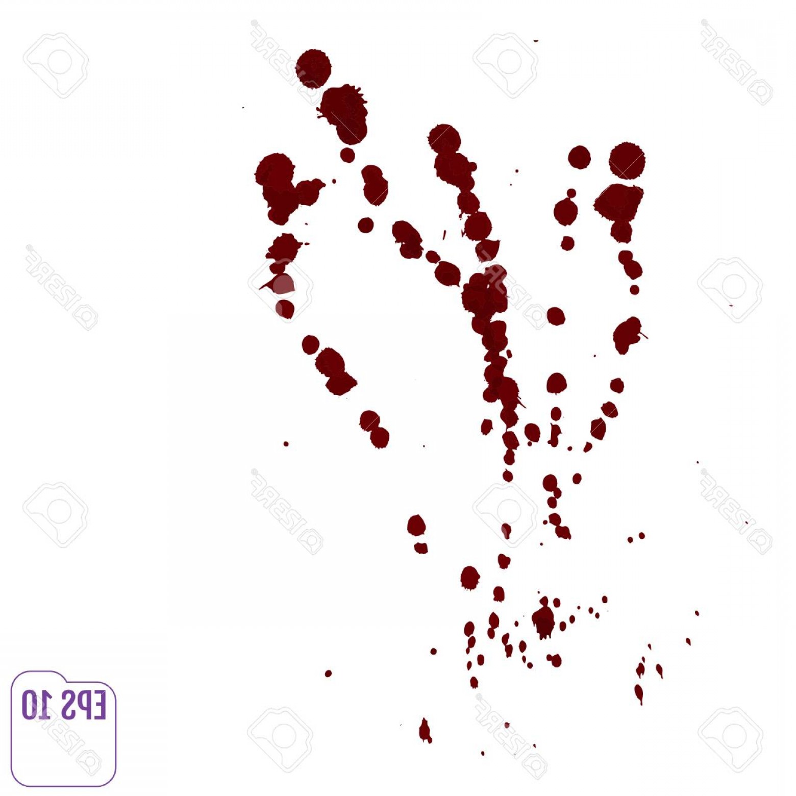 1560x1560 Photostock Vector Blood Drip Vector Red Ink Stain Blots And