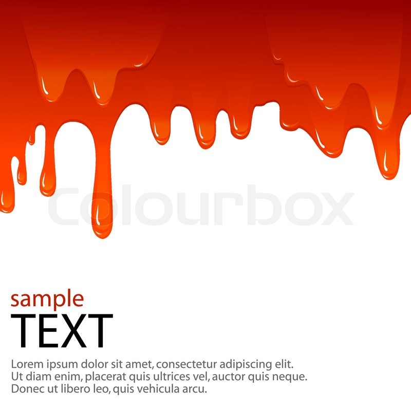 800x800 Vector Background With Dripping Of Blood And Sample Text Stock