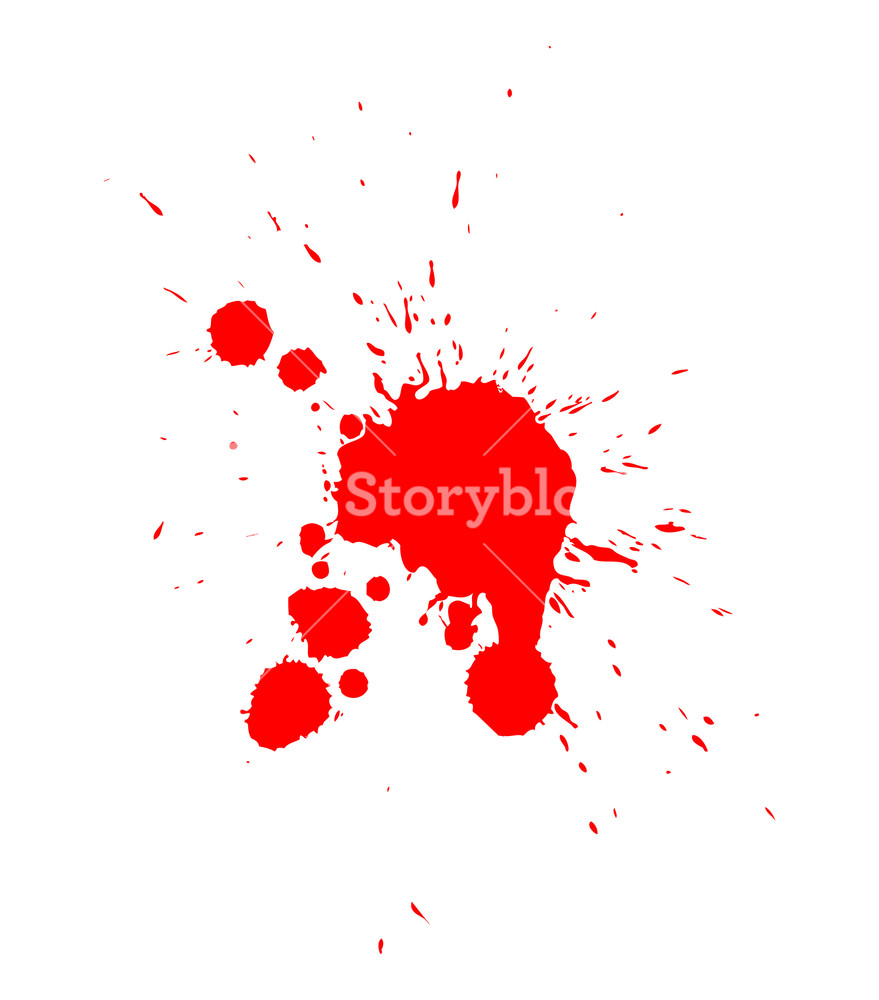 879x1000 Blood Drop Vector Royalty Free Stock Image