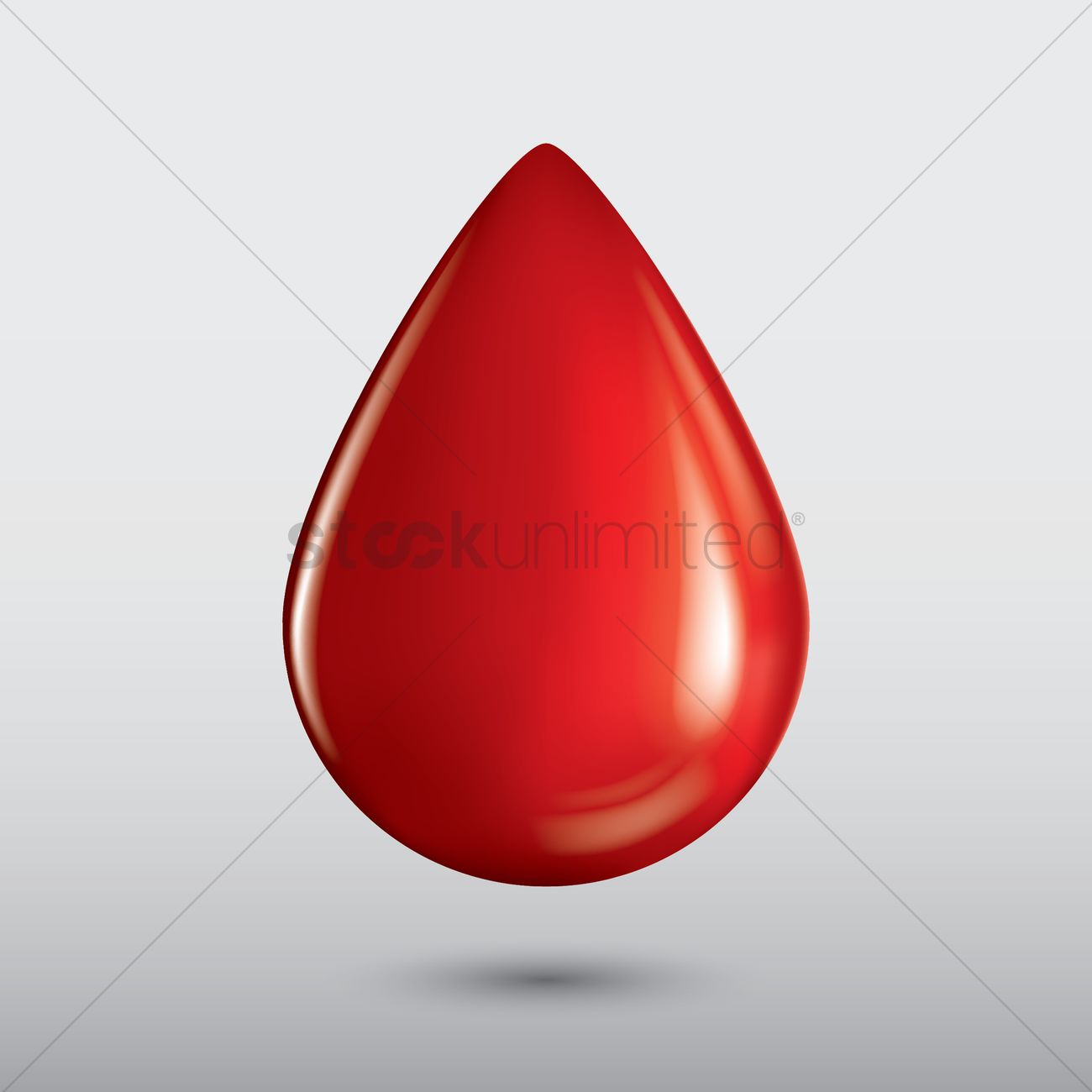 1300x1300 Blood Drop Vector Image
