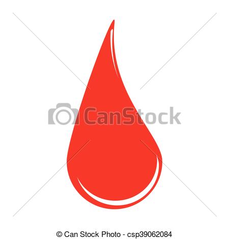 450x470 Blood Drop Vector Symbol Icon Design. Illustration Isolated On