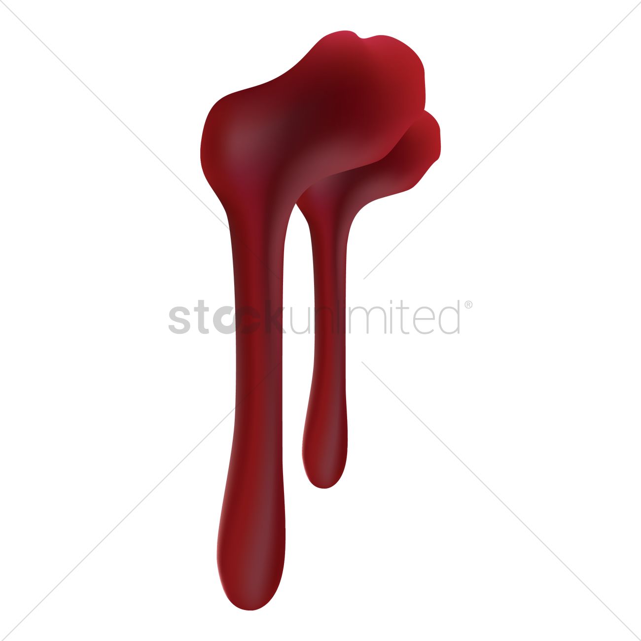 1300x1300 Blood Splash Vector Image