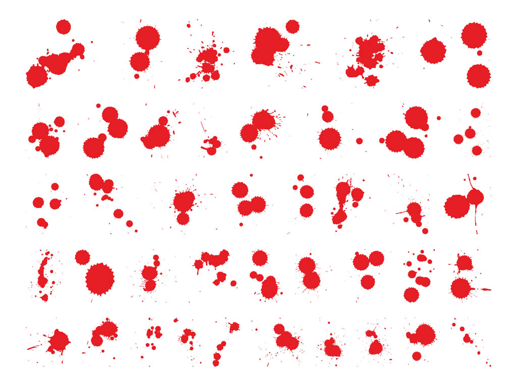 1024x765 Splattered Blood Set Free Vectors Ui Download