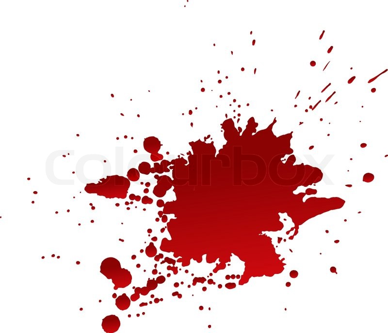 800x688 Blood Stains Isolated On White Background Stock Vector Colourbox