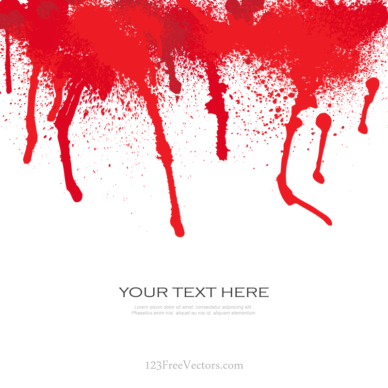 800x800 Blood Splat Vector Free 123freevectors