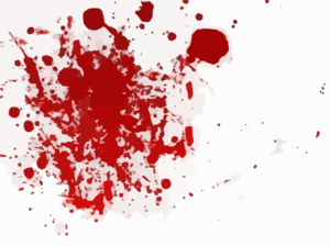 300x225 Blood Scarlet Red Splash Clip Art