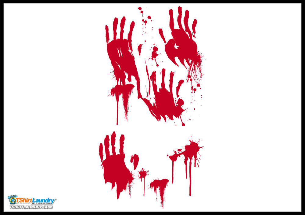 1000x708 Bloody Handprints