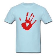 190x190 Shop Bloody Handprint T Shirts Online Spreadshirt