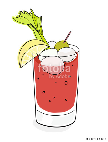 378x500 Bloody Mary Illustration Stock Image And Royalty Free Vector