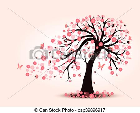450x363 Decorative Beautiful Cherry Blossom With Background.