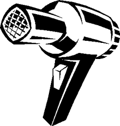 238x250 Hair Dryer Vector Graphics Download Free Download