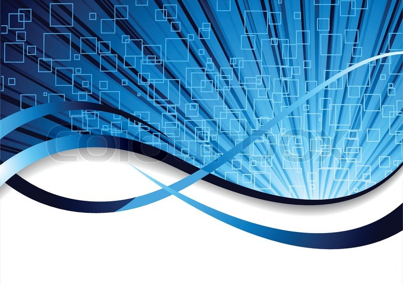 800x565 Vector Abstract Background In Blue Color Clip Art Stock Vector