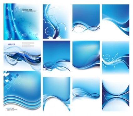 425x369 Dynamic Lines Of The Blue Background Vector Vector Background Free